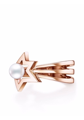 TASAKI 18kt rose gold Collection Line Comet Plus pearl ring - Pink