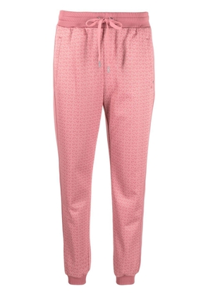 Michael Kors jacquard-logo track pants - Pink