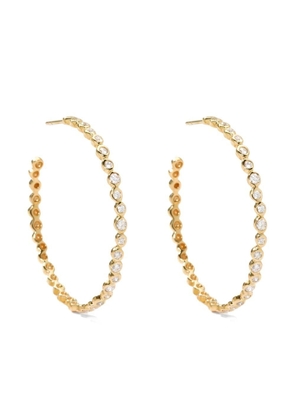 IPPOLITA 18kt yellow gold diamond starlet hoop earrings