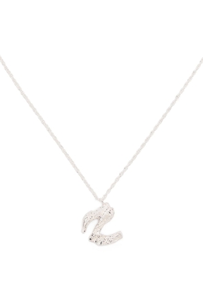 LOVENESS LEE Z alphabet pendant necklace - Silver