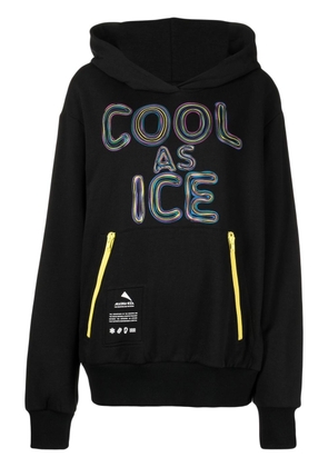 Mauna Kea Cool As Ice logo-print hoodie - Black