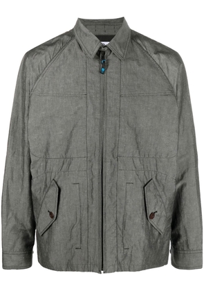 Junya Watanabe MAN zip-up shirt jacket - Grey