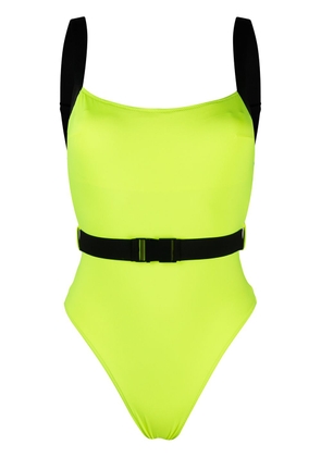 Noire Swimwear Miami two-tone swimsuit - Yellow
