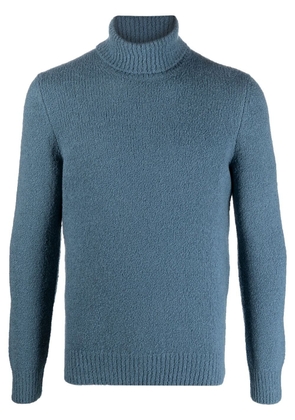 Tagliatore Lark roll-neck knitted jumper - Blue