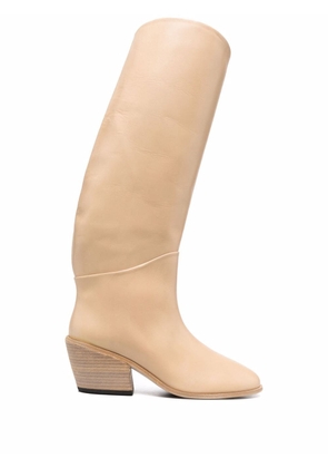 Marsèll slouched slip-on boots - Neutrals
