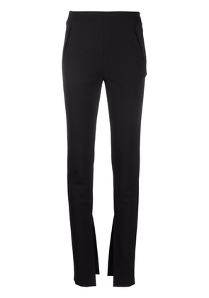 AMBUSH slit-detail tailored trousers - Black