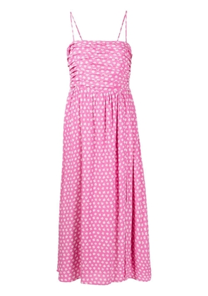 Kitri floral-print midi-dress - Pink
