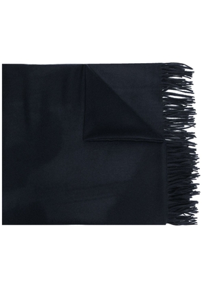N.Peal woven cashmere shawl - Blue