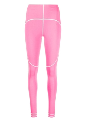 adidas by Stella McCartney contrast-seam leggings - Pink