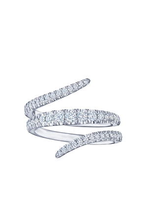 KWIAT 18kt white gold Vine diamond wrap ring - Silver
