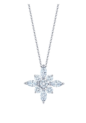 KWIAT platinum large diamond star pendant necklace - Silver