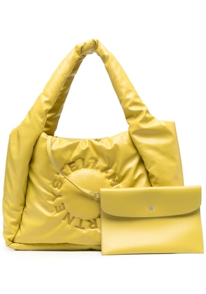 Stella McCartney logo padded tote bag - Yellow