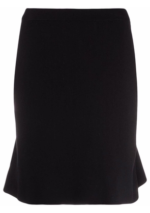 Bottega Veneta peplum-hem knitted skirt - Black