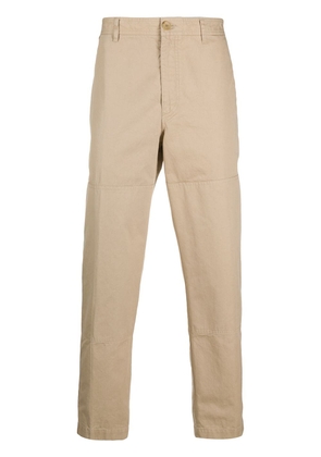Lanvin straight-leg cotton trousers - Neutrals