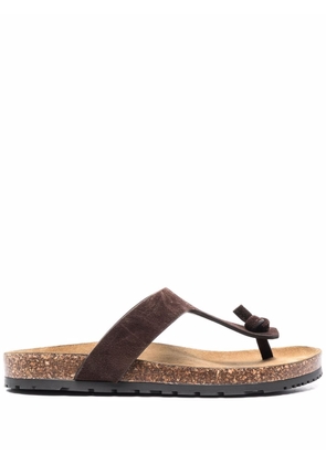 Saint Laurent Jimmy 25mm sandals - Brown