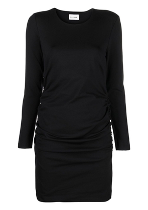 P.A.R.O.S.H. ruched long-sleeve dress - Black