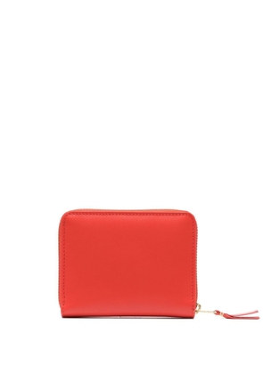 Comme Des Garçons Wallet zip-up leather wallet - Red