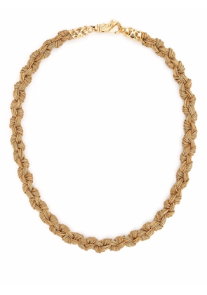 Emanuele Bicocchi braided knot necklace - Gold