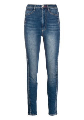 Philipp Plein high-waisted skinny jeans - Blue