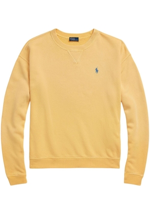Polo Ralph Lauren Polo Pony-embroidered cotton sweatshirt - Yellow