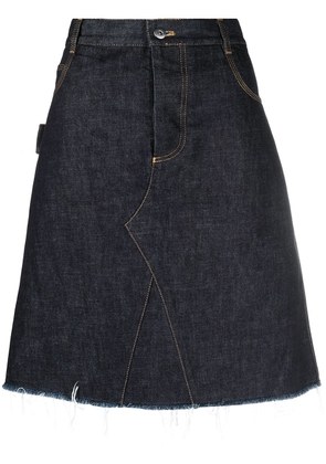 Bottega Veneta A-line mid-length skirt - Blue
