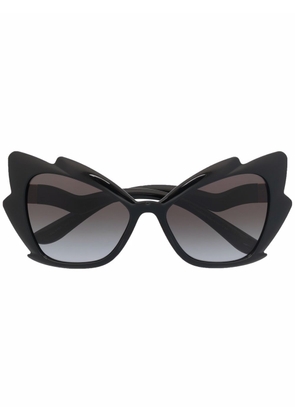 Dolce & Gabbana Eyewear Gattopardo abstract-shaped sunglasses - Black