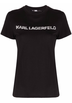 Karl Lagerfeld logo-printed T-shirt - Black