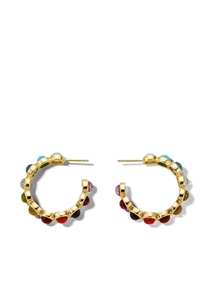 IPPOLITA 18k gold Lollipop all-stone hoop earrings