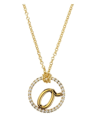 THE ALKEMISTRY 18kt yellow gold Love Letter diamond necklace