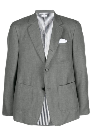 Thom Browne super 120s wool blazer - Grey