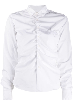 Marni ruched-effect shirt - White