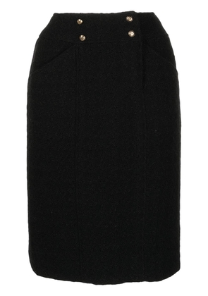 CHANEL Pre-Owned tweed pencil skirt - Black