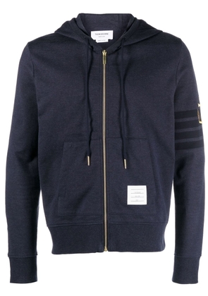 Thom Browne Anchor zip-up hoodie - Blue
