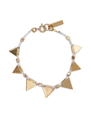 ISABEL MARANT triangle charm bracelet - White