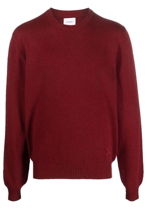Barrie round neck cashmere sweater - Red