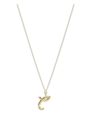 THE ALKEMISTRY 18kt yellow gold Love Letter L necklace