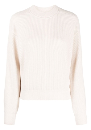 Peserico ribbed-knit wool-blend jumper - Neutrals