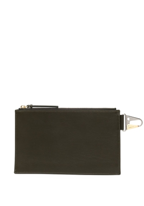 Dion Lee dog-clip pouch - Green