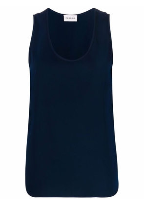 P.A.R.O.S.H. scoop-neck sleeveless blouse - Blue