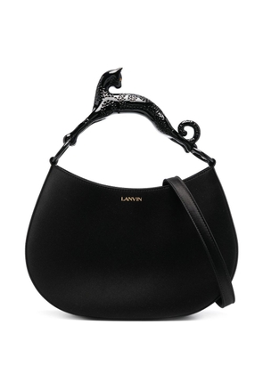 Lanvin cat-handle leather shoulder bag - Black