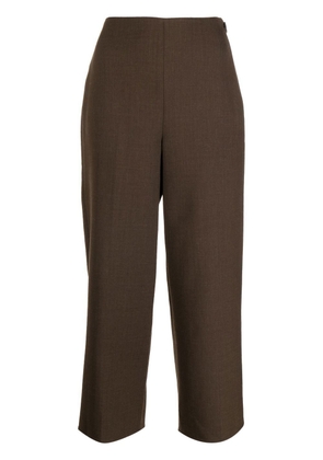 Vince Cropped Wide-Leg trousers - Brown