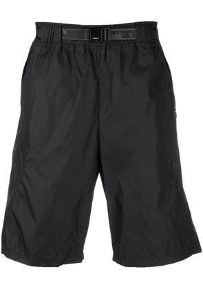 Off-White slide-buckled bermuda shorts - Black