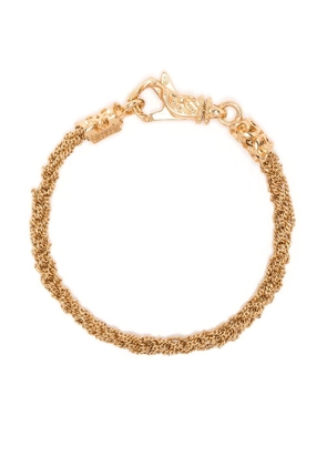 Emanuele Bicocchi slim braided bracelet - Gold