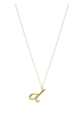 THE ALKEMISTRY 18kt yellow gold Love Letter D necklace