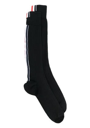 Thom Browne bow detail socks mid-calf socks - Black