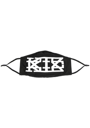 KTZ logo-print face mask - Black