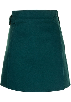 Ports 1961 high-waisted wrap miniskirt - Green