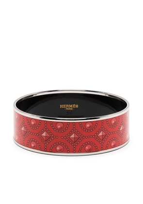 Hermès Pre-Owned pre-owned belt motif bangle bracelet - Red