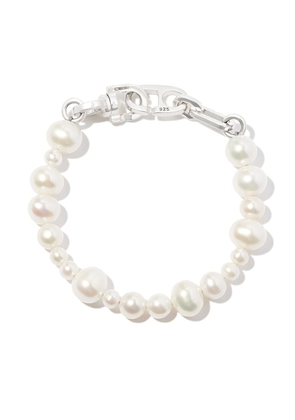 M.Cohen pearl chain-link bracelet - Silver