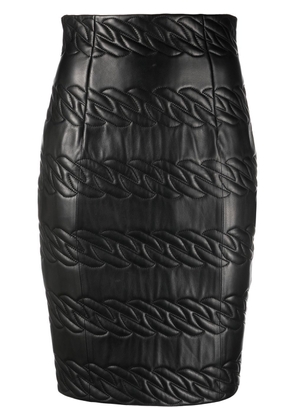 Balmain high-waisted pencil skirt - Black